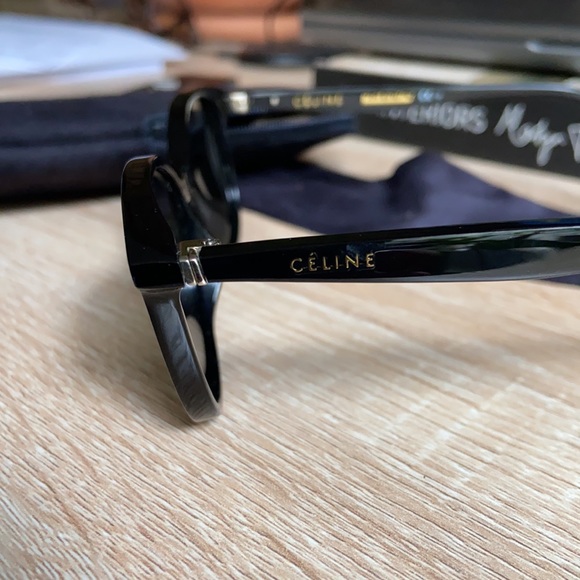 Womens Celine Sunglasses CL41407 Black - Picture 2 of 8